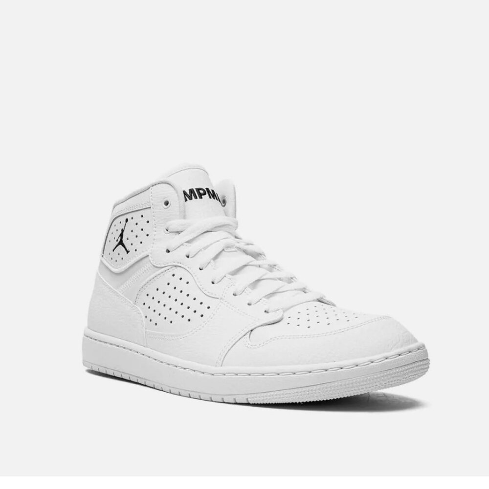 Nike Air Jordan Access Men's Basketball Shoes Triple White Ar3762-100